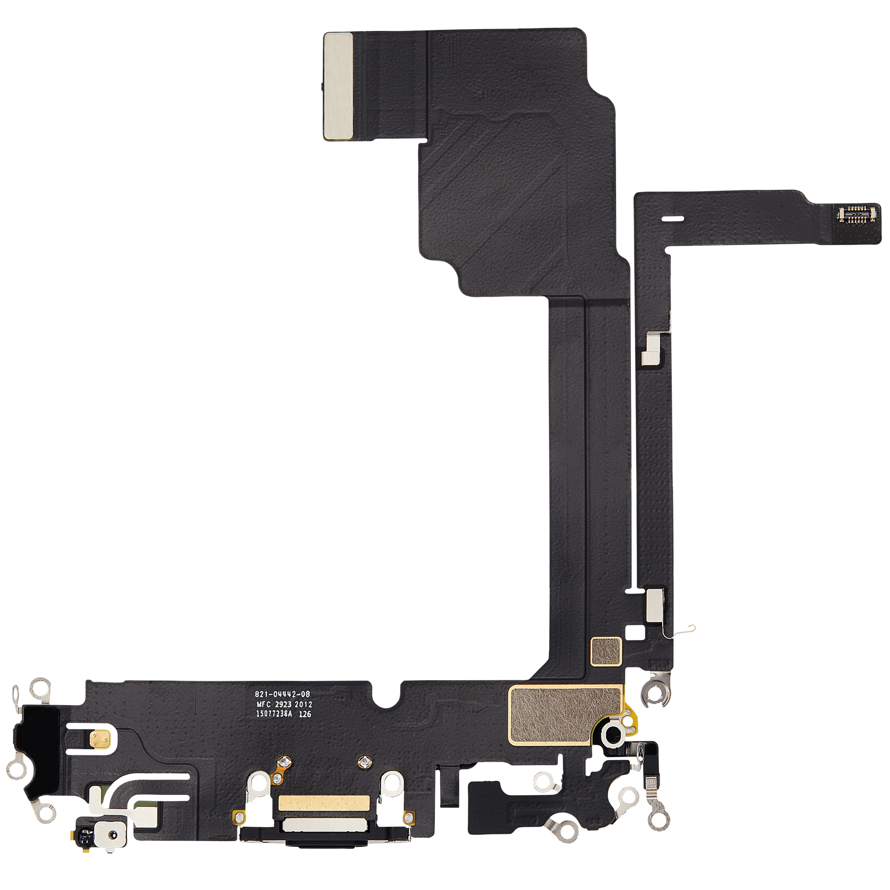 Charging Port Flex Cable Compatible For iPhone 15 Pro Max (Premium) (Black Titanium)