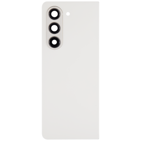 Back Cover Glass With Camera Lens Replacement Compatible For Samsung Galaxy Z Fold 5 5G by Macfactory.in(F946) (Cream)