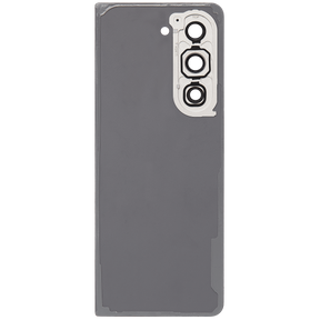 Back Cover Glass With Camera Lens Replacement Compatible For Samsung Galaxy Z Fold 5 5G by Macfactory.in(F946) (Cream)