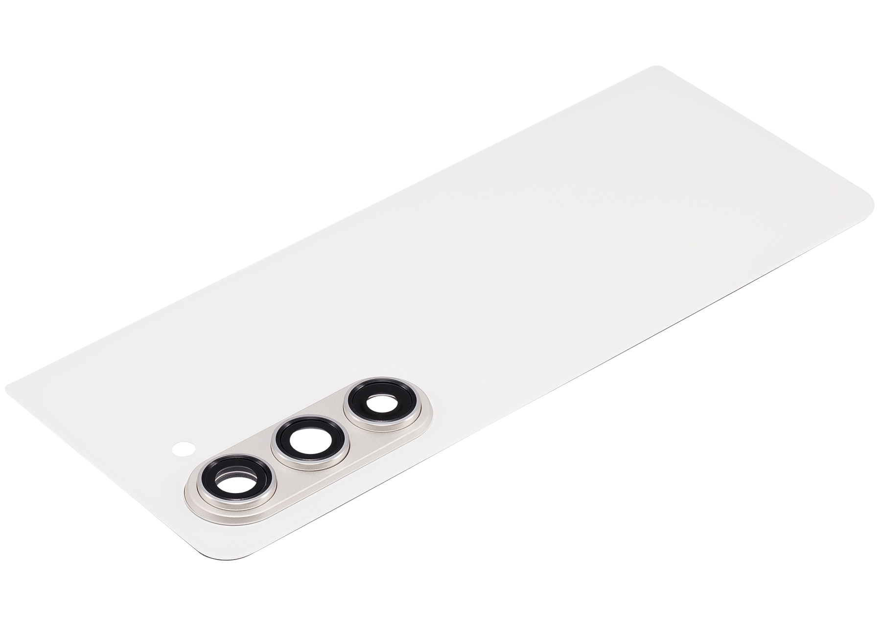 Back Cover Glass With Camera Lens Replacement Compatible For Samsung Galaxy Z Fold 5 5G by Macfactory.in(F946) (Cream)