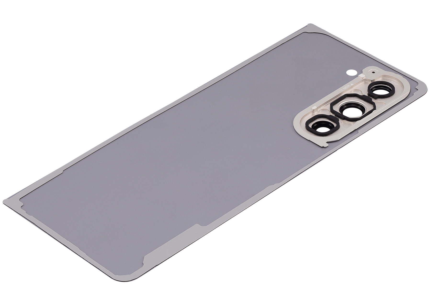 Back Cover Glass With Camera Lens Replacement Compatible For Samsung Galaxy Z Fold 5 5G by Macfactory.in(F946) (Cream)