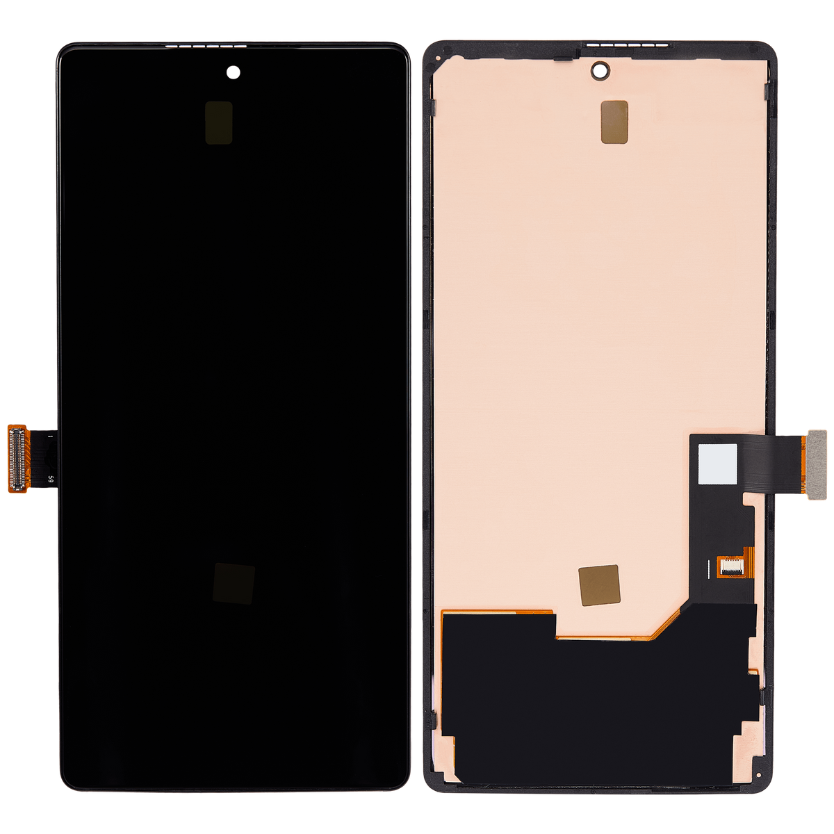 Replacement OLED Assembly With Frame (Without Finger Print Sensor) Compatible For Google Pixel 6 (Vemake) (All Colors)