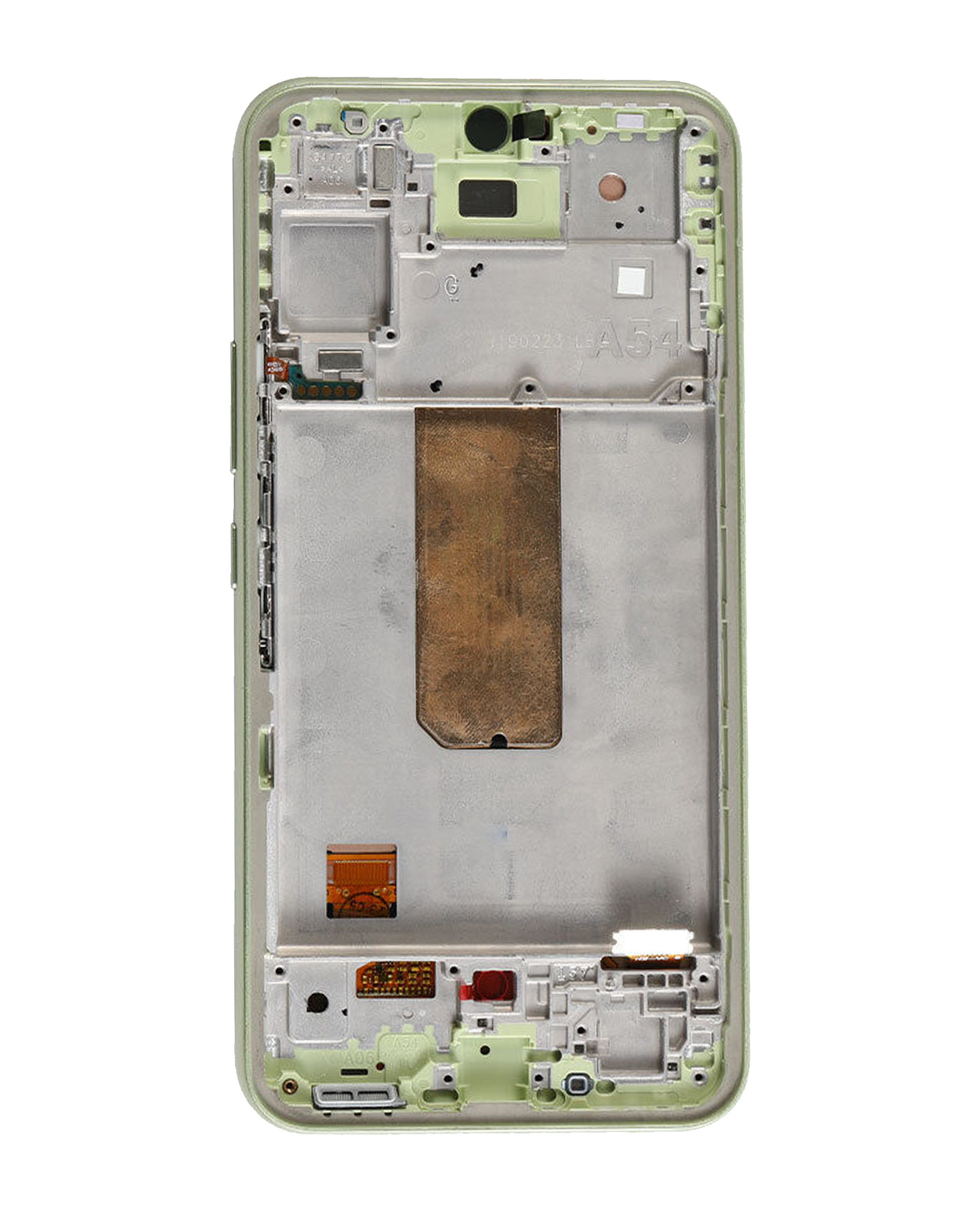 OLED Assembly With Frame Compatible For Samsung Galaxy A54 5G Replacement (A546 / 2023) (US & International Version) (Service Pack) (Lime)