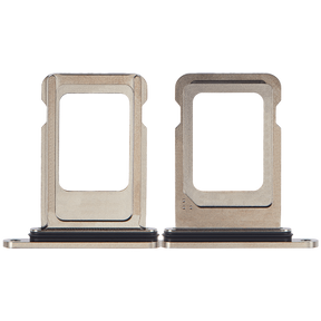 Single Sim Card Tray Compatible For iPhone 15 Pro / 15 Pro Max (Natural Titanium)