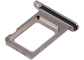 Single Sim Card Tray Compatible For iPhone 15 Pro / 15 Pro Max (Natural Titanium)