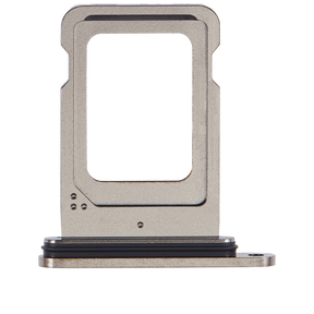 Dual Sim Card Tray Compatible For iPhone 15 Pro / 15 Pro Max (Black Titanium)