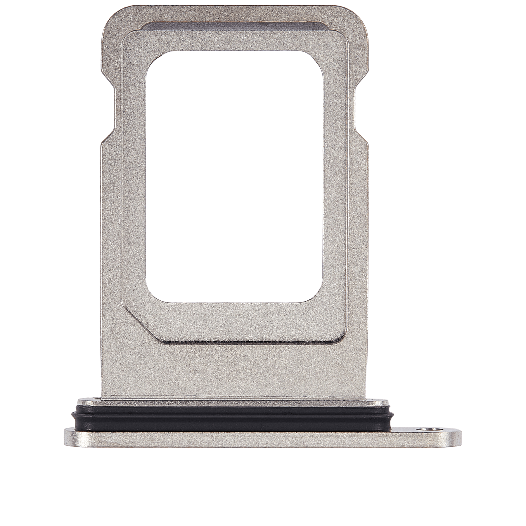 Dual Sim Card Tray Compatible For iPhone 15 Pro / 15 Pro Max (White Titanium)