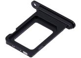 Single Sim Card Tray Compatible For iPhone 15 / 15 Plus (Black)