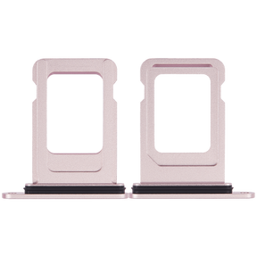 Single Sim Card Tray Compatible For iPhone 15 / 15 Plus (Pink)