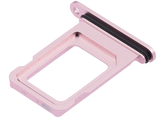 Single Sim Card Tray Compatible For iPhone 15 / 15 Plus (Pink)