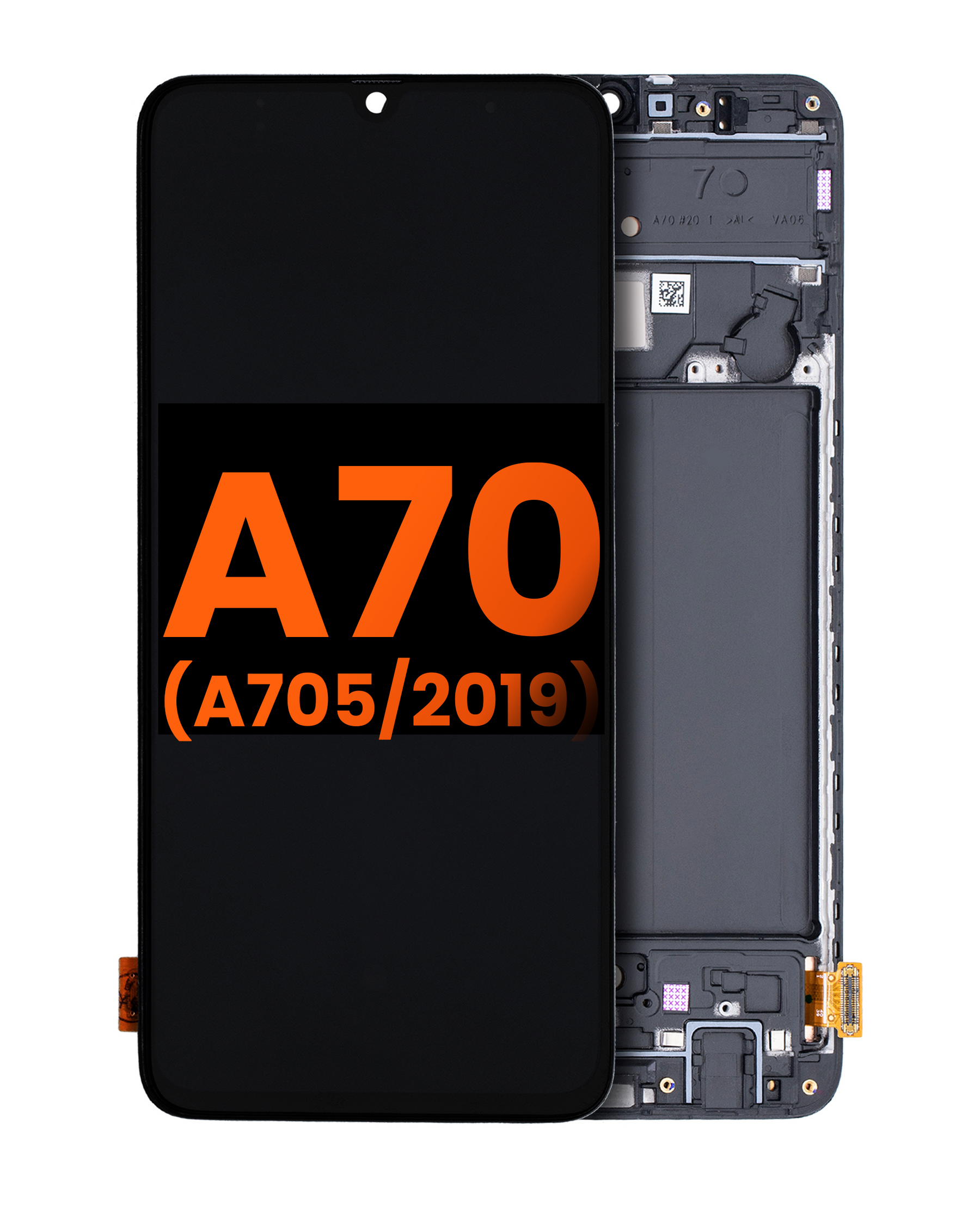 Replacement OLED Assembly With Frame Compatible For Samsung Galaxy A70 (A705 / 2019) (6.67") (Blemish: Grade D) (All Colors)