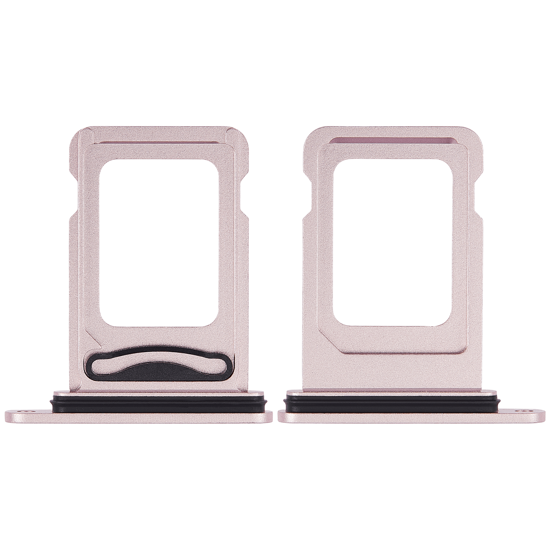 Dual Sim Card Tray Compatible For iPhone 15 / 15 Plus (Pink)