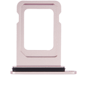 Dual Sim Card Tray Compatible For iPhone 15 / 15 Plus (Pink)