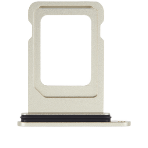 Dual Sim Card Tray Compatible For iPhone 15 / 15 Plus (Yellow)