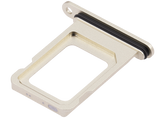 Dual Sim Card Tray Compatible For iPhone 15 / 15 Plus (Yellow)