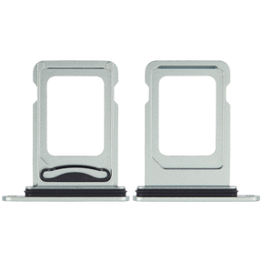 Dual Sim Card Tray Compatible For iPhone 15 / 15 Plus (Green)
