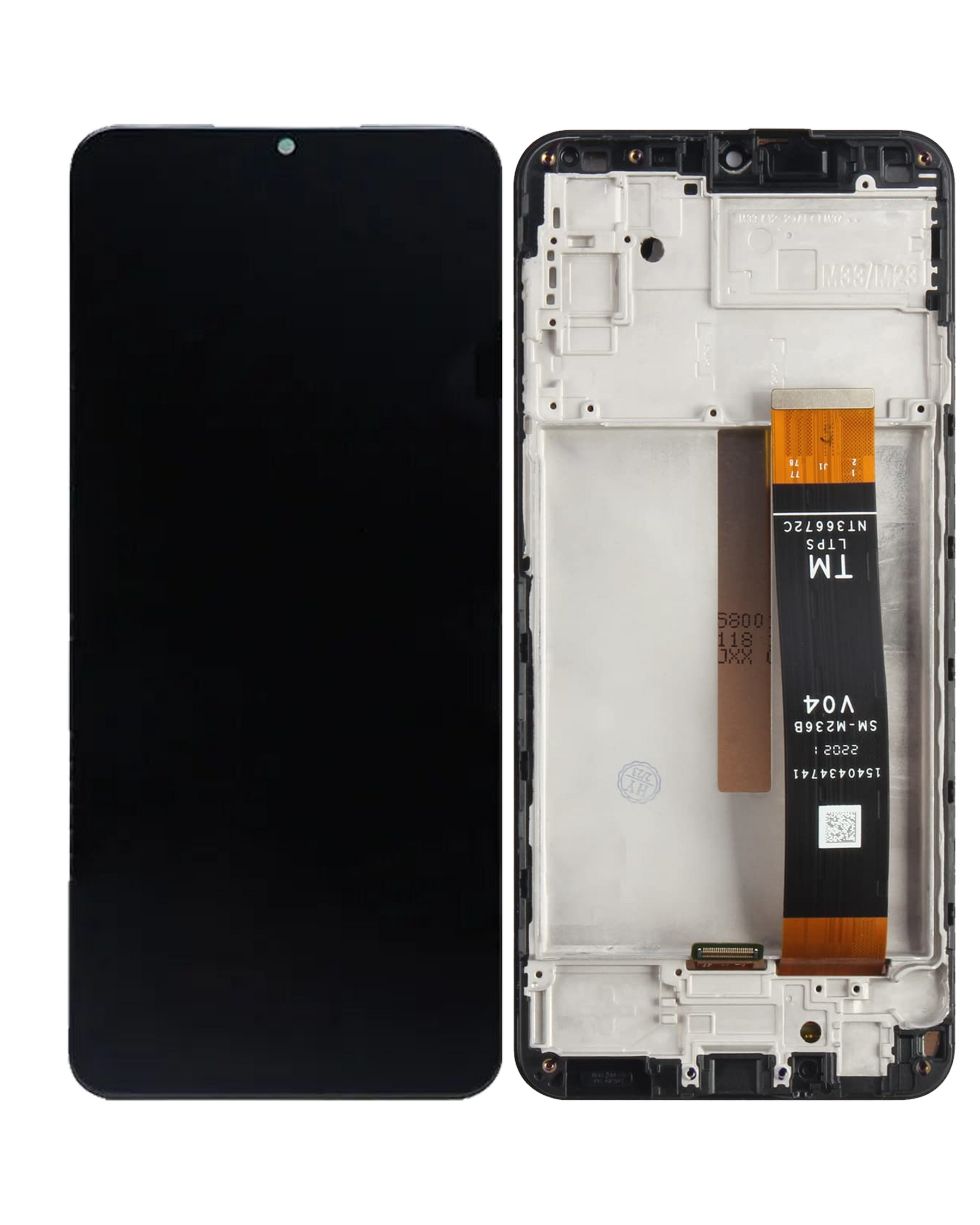 LCD Assembly With Frame Compatible For Samsung Galaxy M23 (M236 / 2022) (Service Pack) (All Colors)