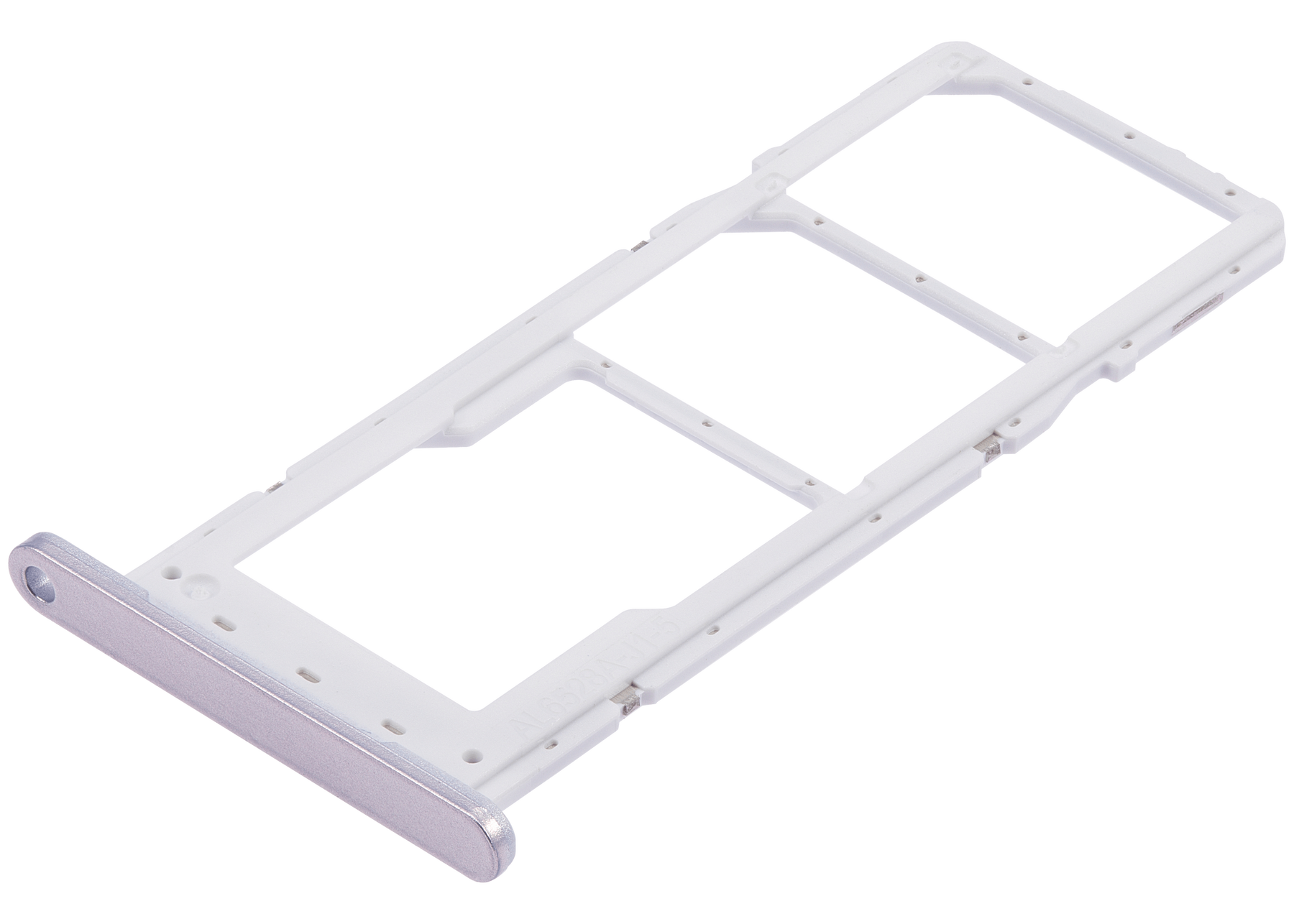 Dual Sim Card Tray Compatible For Samsung Galaxy A14 (A145F) (Silver)