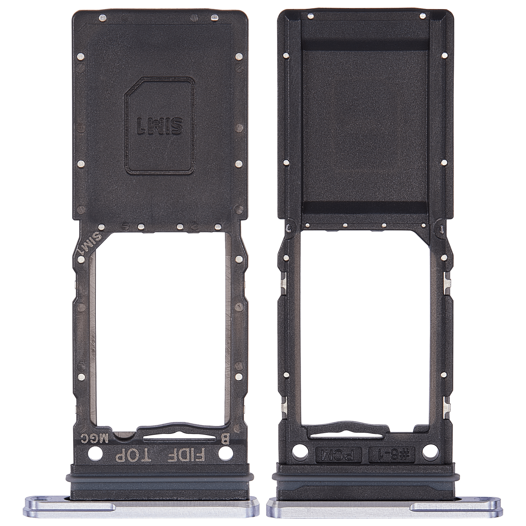 Single Sim Card Tray Replacement Compatible For Samsung Galaxy Z Fold 5 (F946) (Icy Blue)