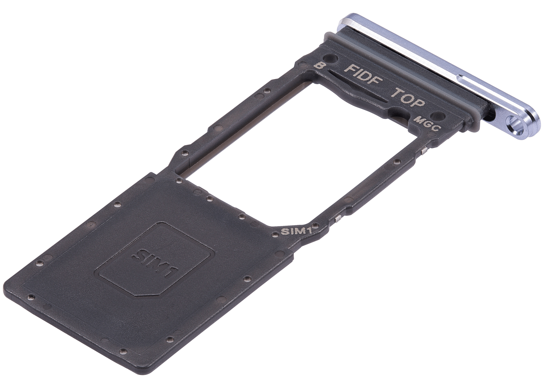 Single Sim Card Tray Replacement Compatible For Samsung Galaxy Z Fold 5 (F946) (Icy Blue)