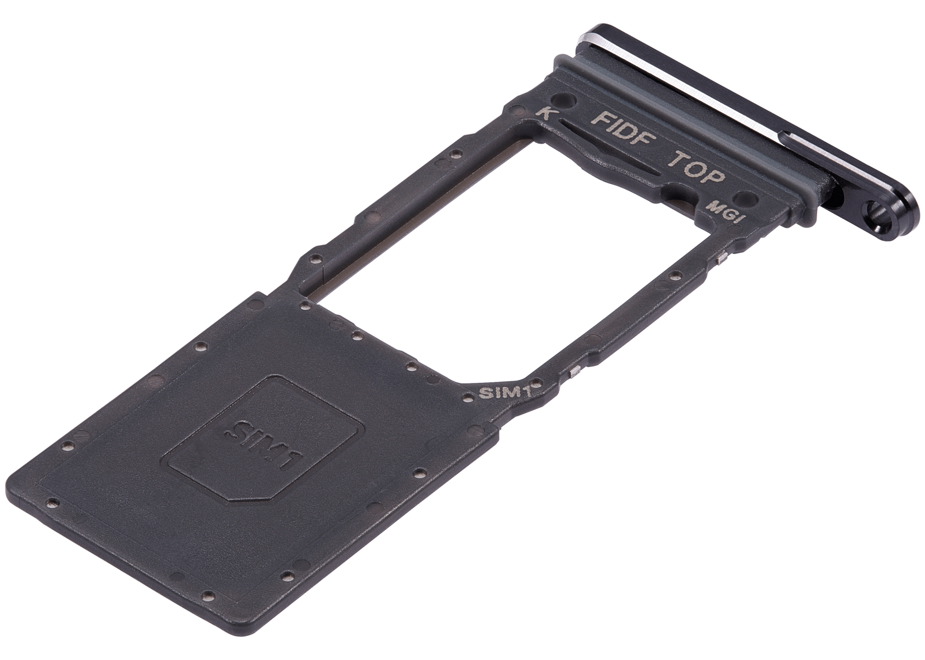 Replacement Single Sim Card Tray Compatible For Samsung Galaxy Z Fold 5 (F946) (Phantom Black)