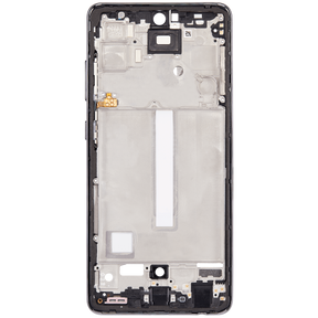 Replacement Mid-Frame Housing Compatible For Samsung Galaxy A52 4G (A525 / 2021) / A52 5G (A526 / 2021) / A52S 5G (A528 / 2021) (Awesome Black)