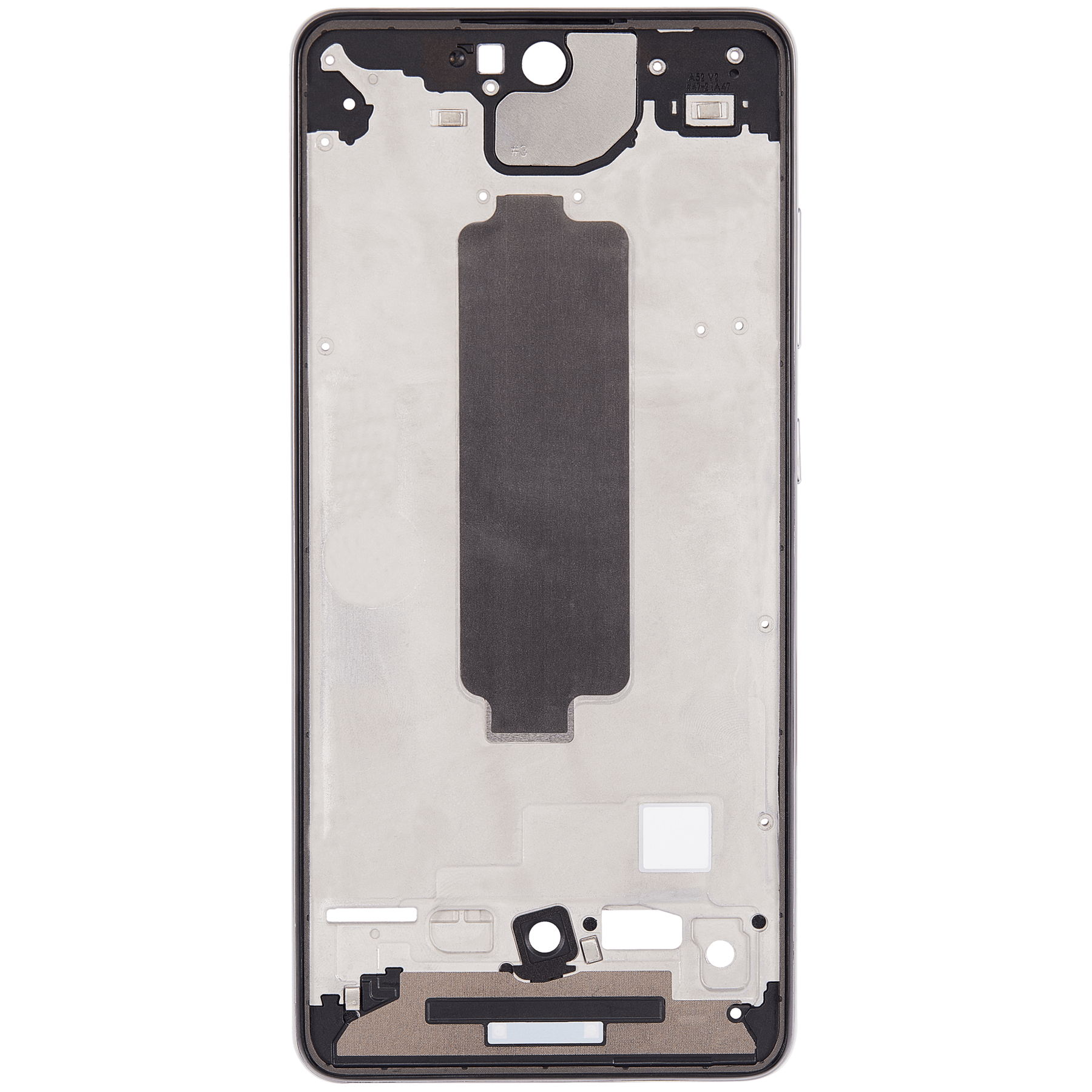 Replacement Mid-Frame Housing Compatible For Samsung Galaxy A52 4G (A525 / 2021) / A52 5G (A526 / 2021) / A52S 5G (A528 / 2021) (Awesome White)