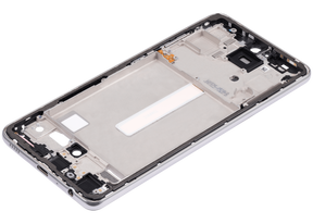 Replacement Mid-Frame Housing Compatible For Samsung Galaxy A52 4G (A525 / 2021) / A52 5G (A526 / 2021) / A52S 5G (A528 / 2021) (Awesome White)