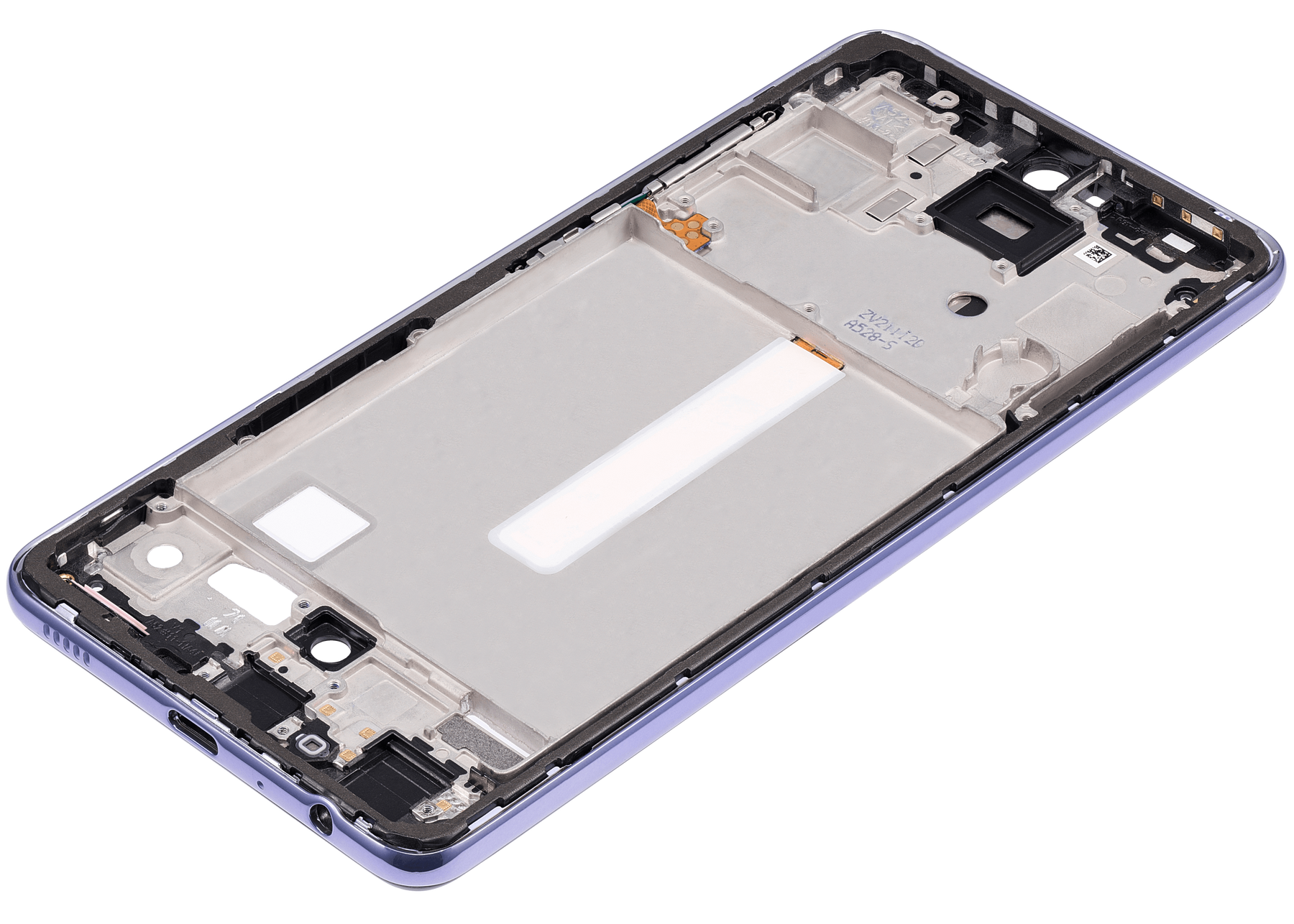 Replacement Mid-Frame Housing Compatible For Samsung Galaxy A52 4G (A525 / 2021) / A52 5G (A526 / 2021) / A52S 5G (A528 / 2021) (Awesome Violet)