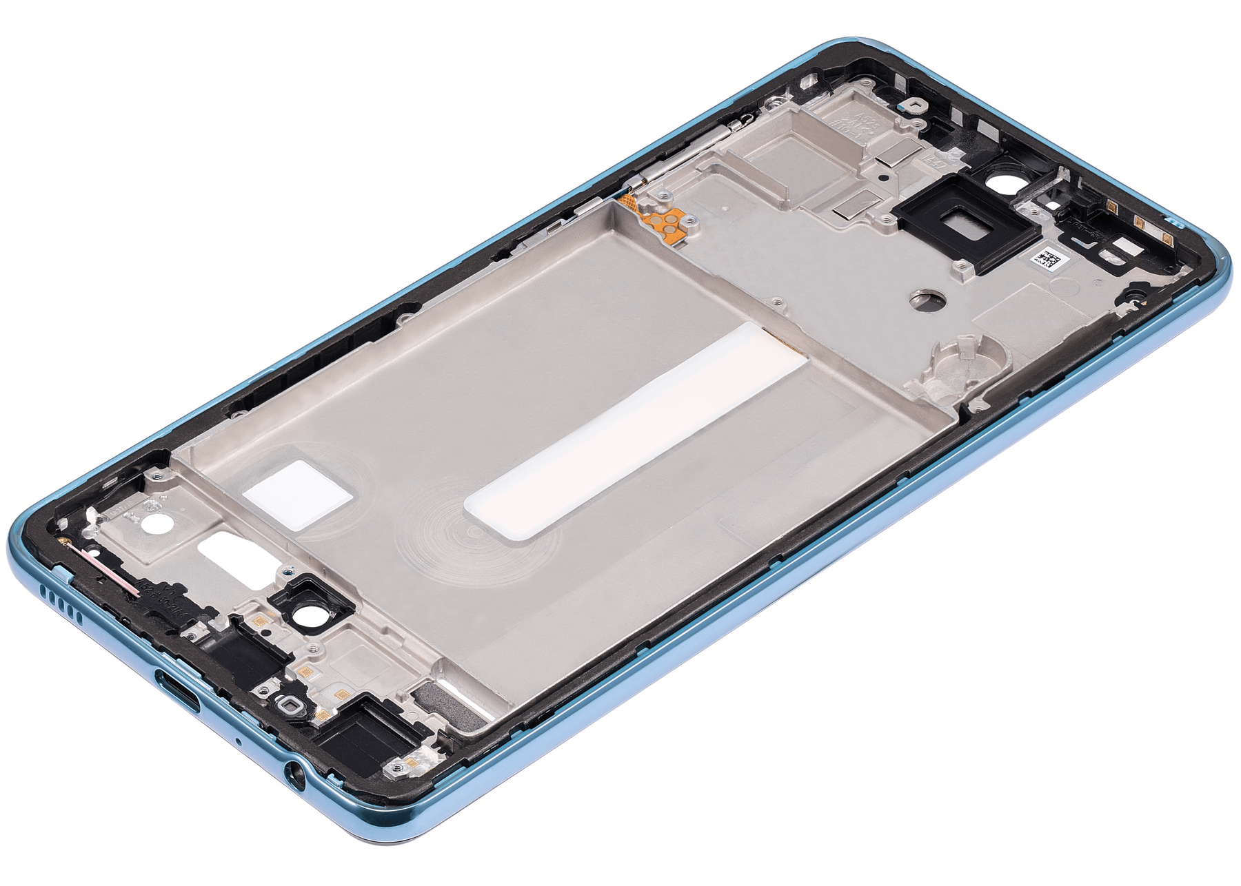 Replacement Mid-Frame Housing Compatible For Samsung Galaxy A52 4G (A525 / 2021) / A52 5G (A526 / 2021) / A52S 5G (A528 / 2021) (Awesome Blue)