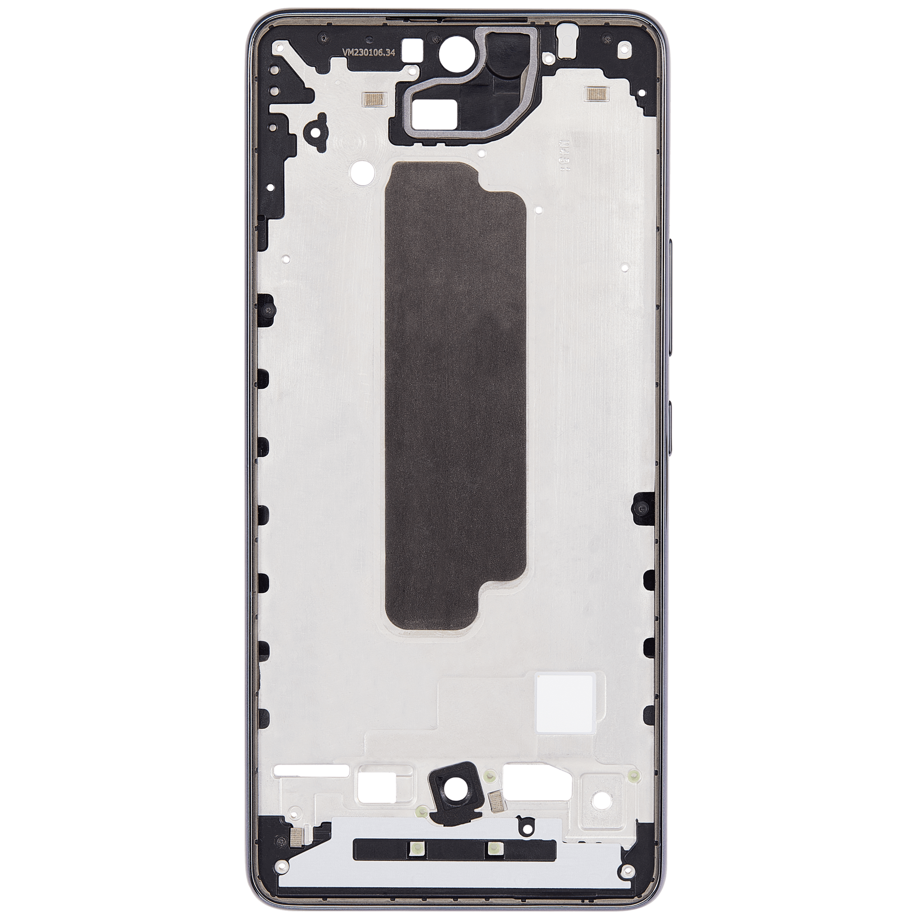 Replacement Mid-Frame Housing Compatible For Samsung Galaxy A53 5G (A536 / 2022) (Black)