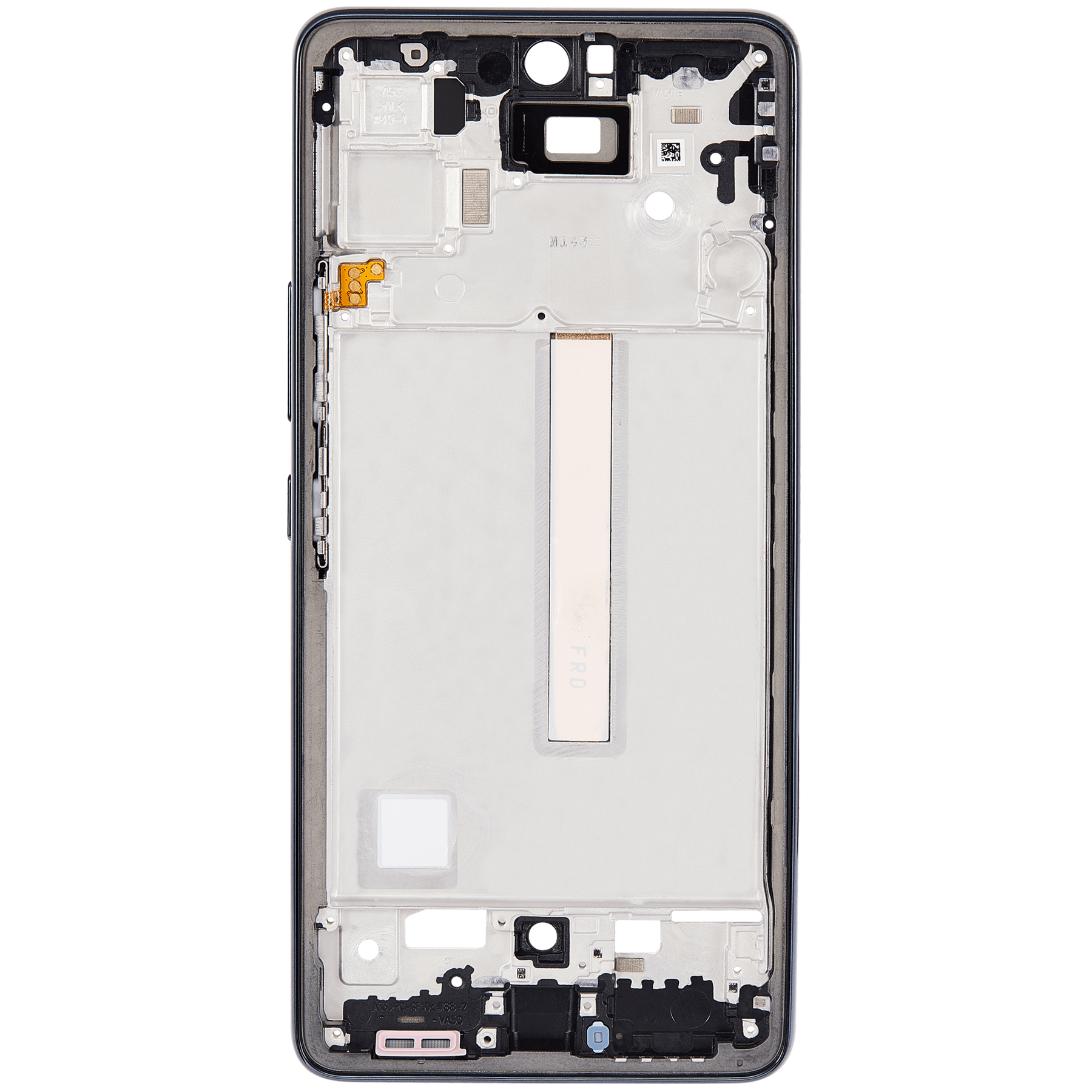 Replacement Mid-Frame Housing Compatible For Samsung Galaxy A53 5G (A536 / 2022) (Black)