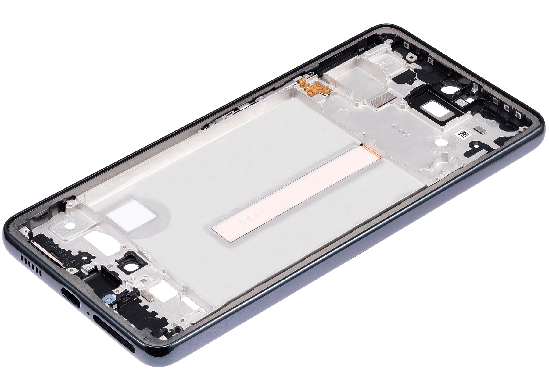 Replacement Mid-Frame Housing Compatible For Samsung Galaxy A53 5G (A536 / 2022) (Black)