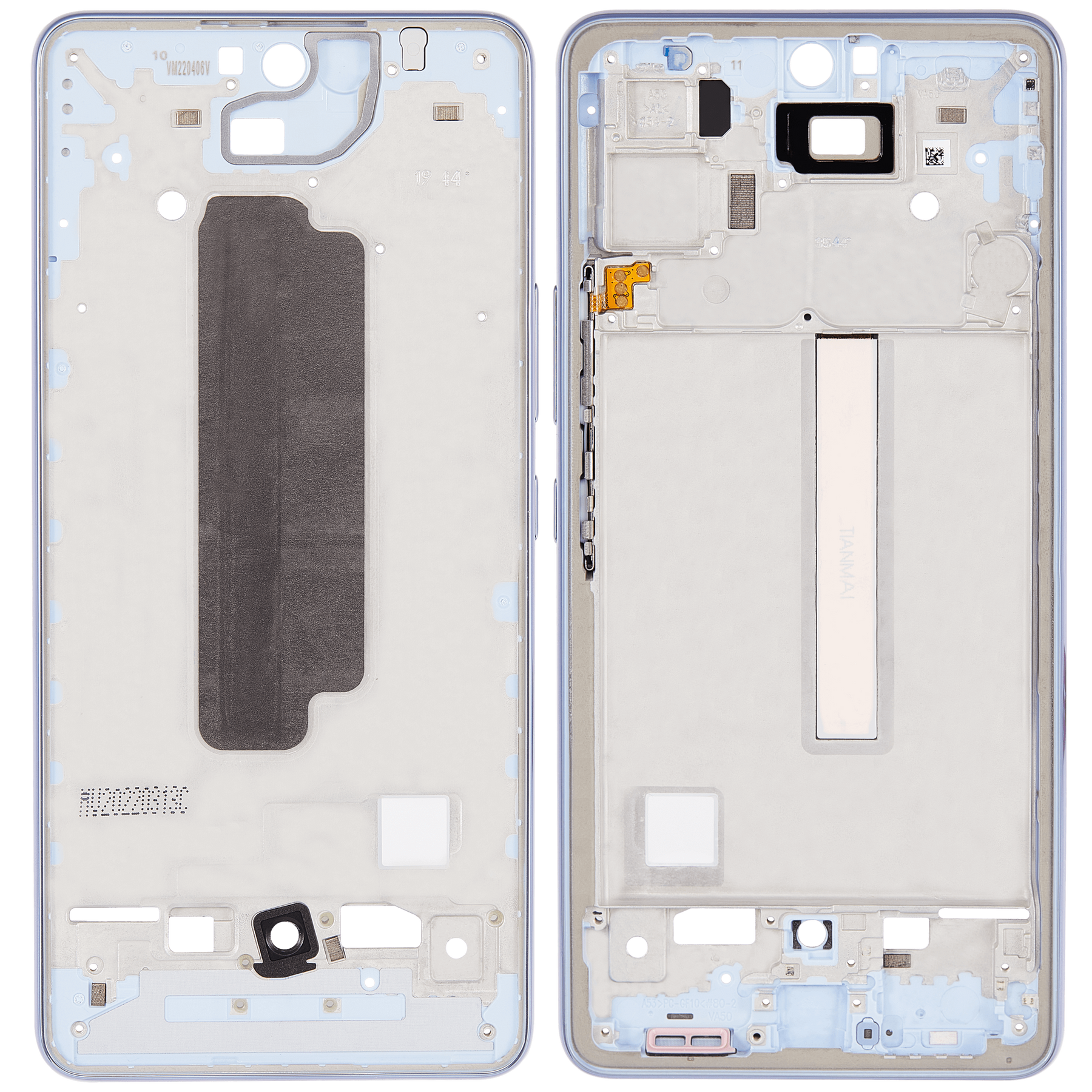 Mid-Frame Housing Compatible For Samsung Galaxy A53 5G Replacement (A536 / 2022) (Blue)