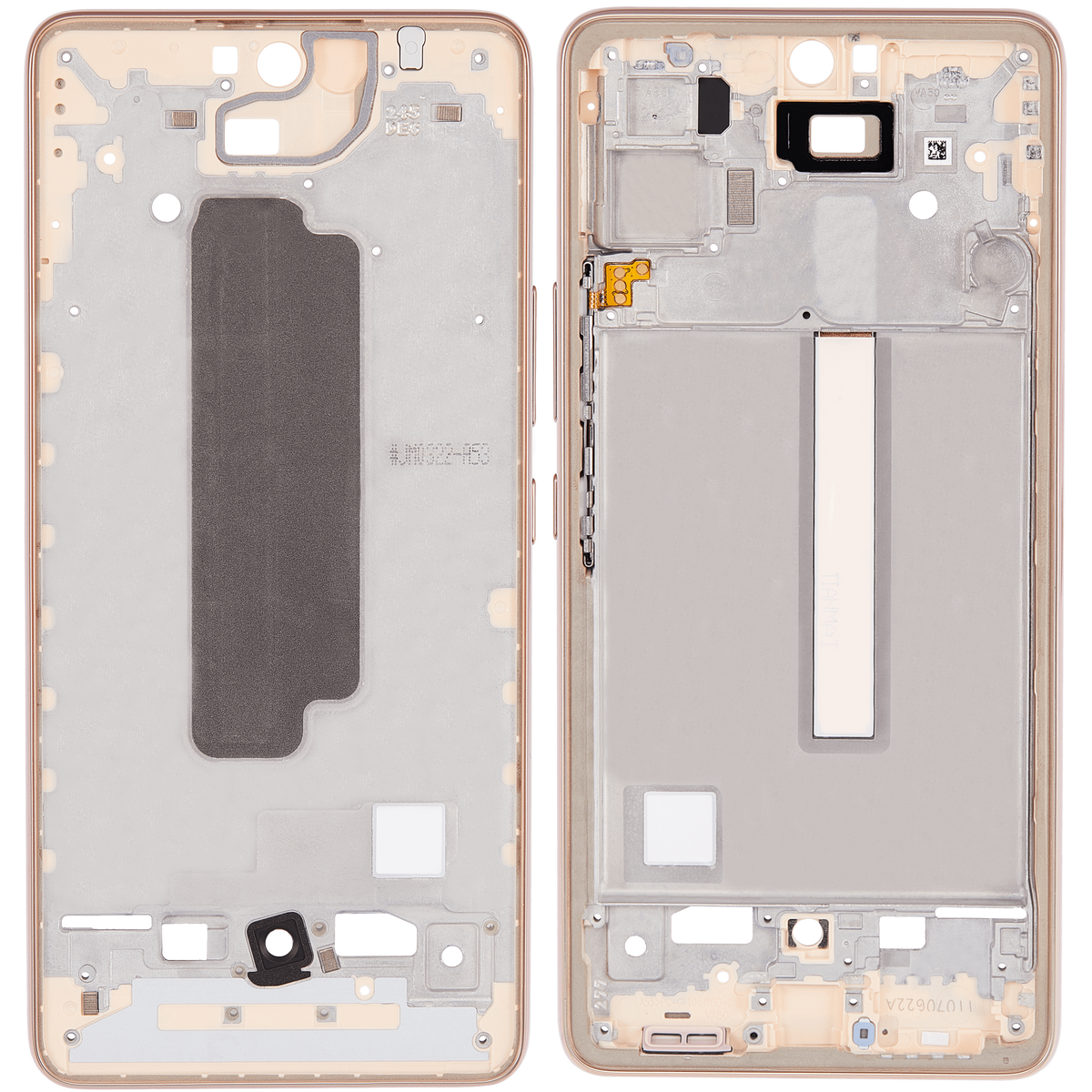 Replacement Mid-Frame Housing Compatible For Samsung Galaxy A53 5G (A536 / 2022) (Peach)