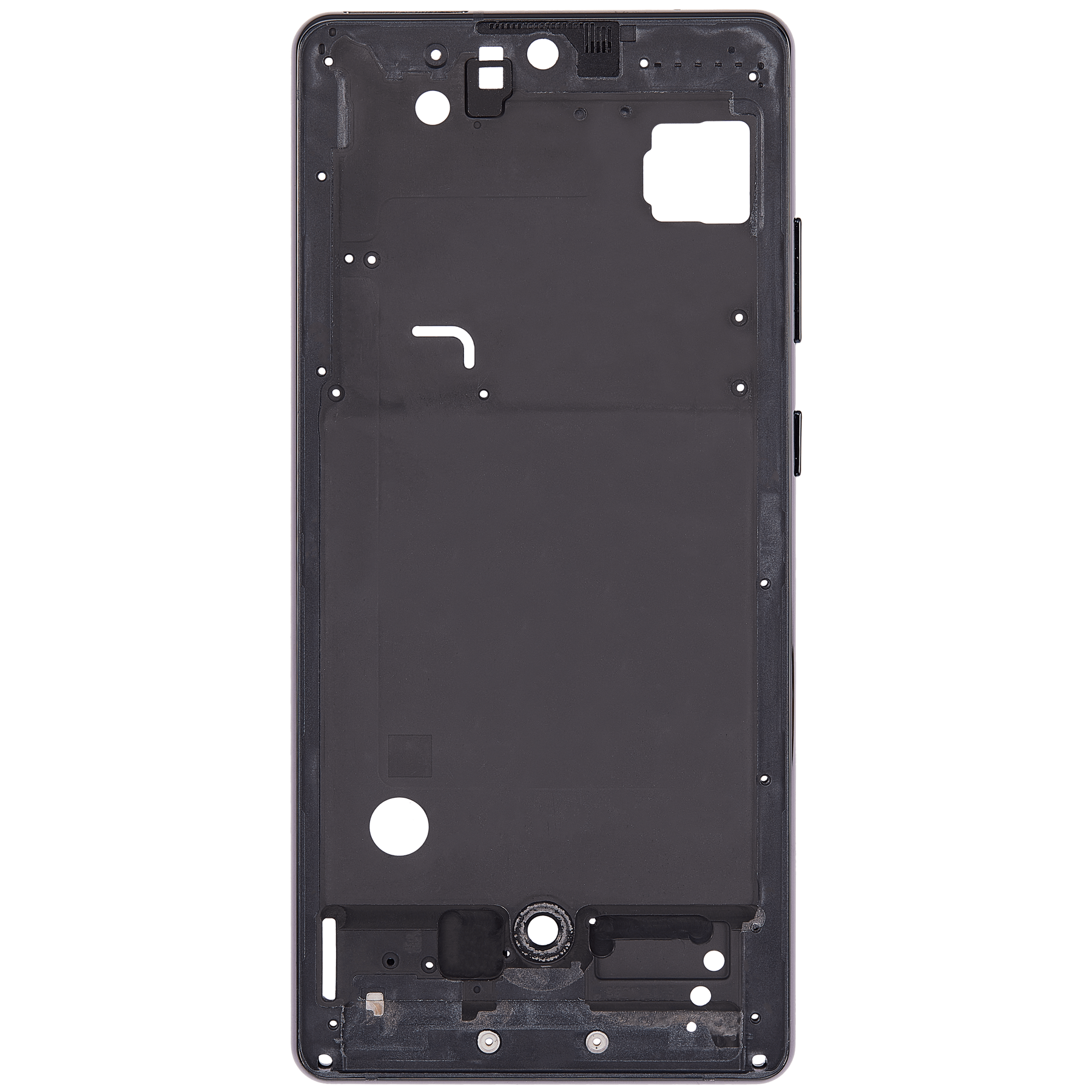 Mid-Frame Housing Replacement Compatible For Samsung Galaxy A71 5G UW (A716V / 2020) (Prism Cube Black)