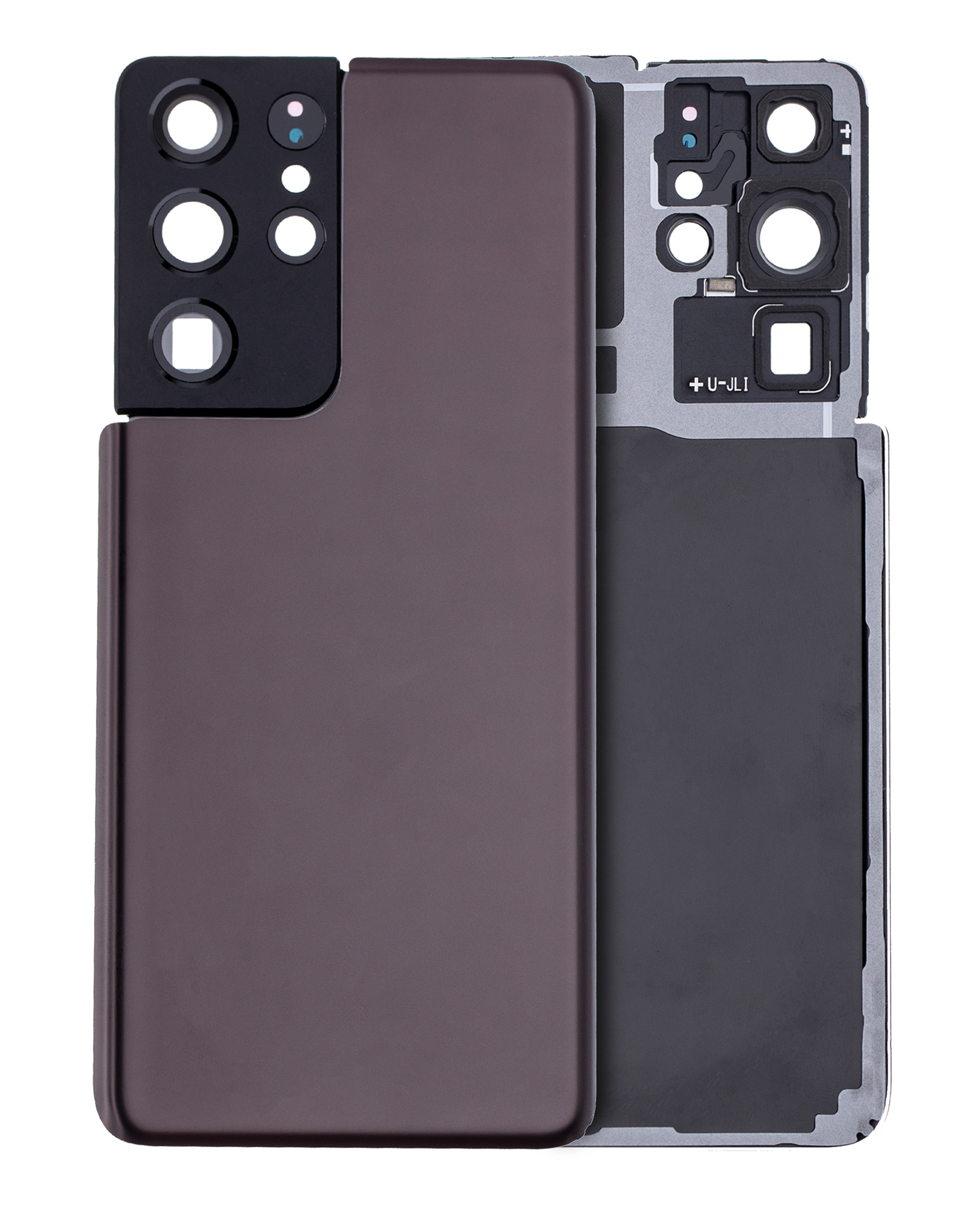 Back Cover Glass With Camera Lens Compatible For Samsung Galaxy S21 Ultra Replacement  (Service Pack) (Phantom Brown)