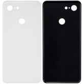 Back cover Glass Compatible For Google Pixel 3 Replacement (Clearly White)