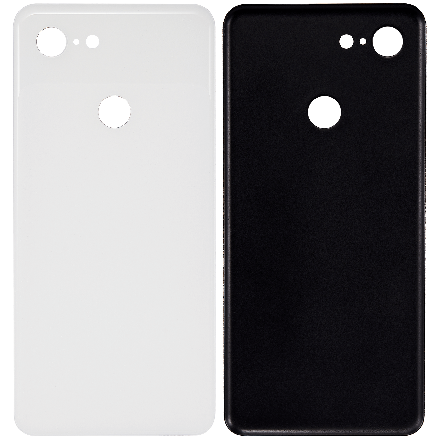 Back cover Glass Compatible For Google Pixel 3 Replacement (Clearly White)