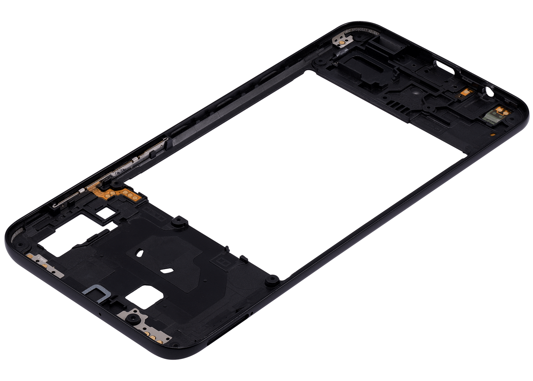 Mid-Frame Housing Compatible For Samsung Galaxy A20 (A205 / 2019) (International Version) (Black)