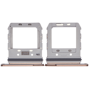 Dual Sim Card Tray Compatible For Samsung Galaxy S10 5G  Replacement by Macfactory.Store(Royal Gold)