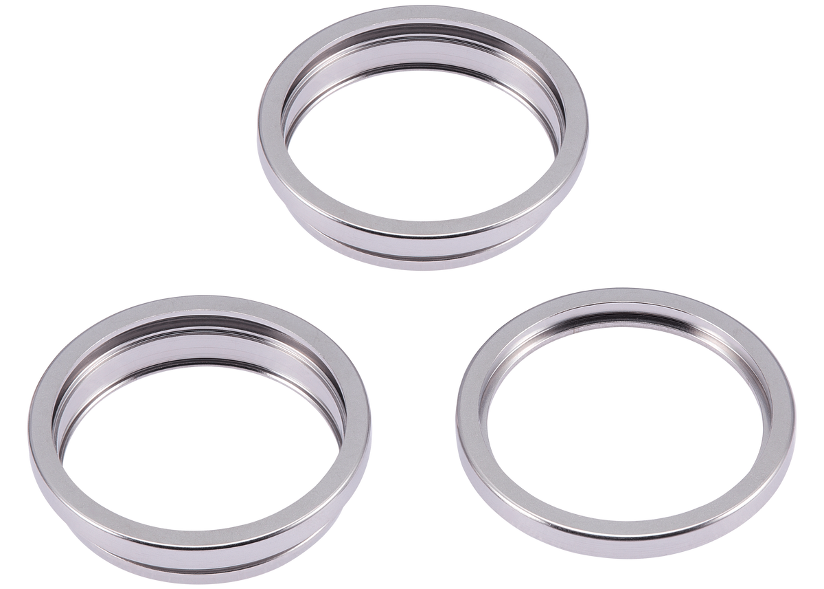 Back Camera Bezel Ring Only Compatible For iPhone 15 Pro (White Titanium) (3 Piece Set)