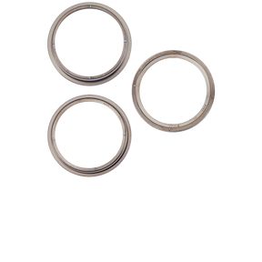Back Camera Bezel Ring Only Compatible For iPhone 15 Pro (Natural Titanium) (3 Piece Set)
