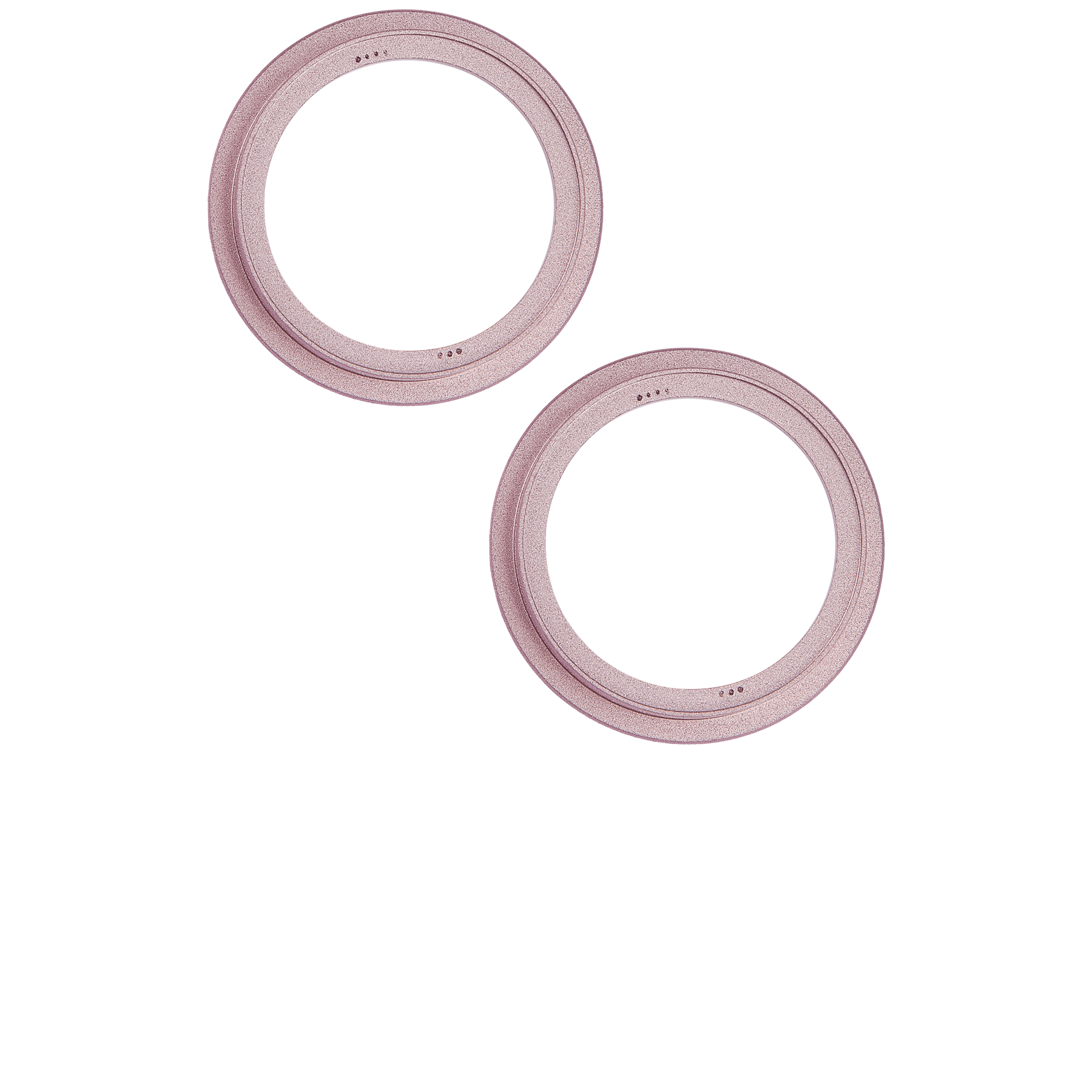 Back Camera Bezel Ring Only Compatible For iPhone 15 / 15 Plus (Pink) (2 Piece Set)