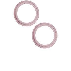 Back Camera Bezel Ring Only Compatible For iPhone 15 / 15 Plus (Pink) (2 Piece Set)