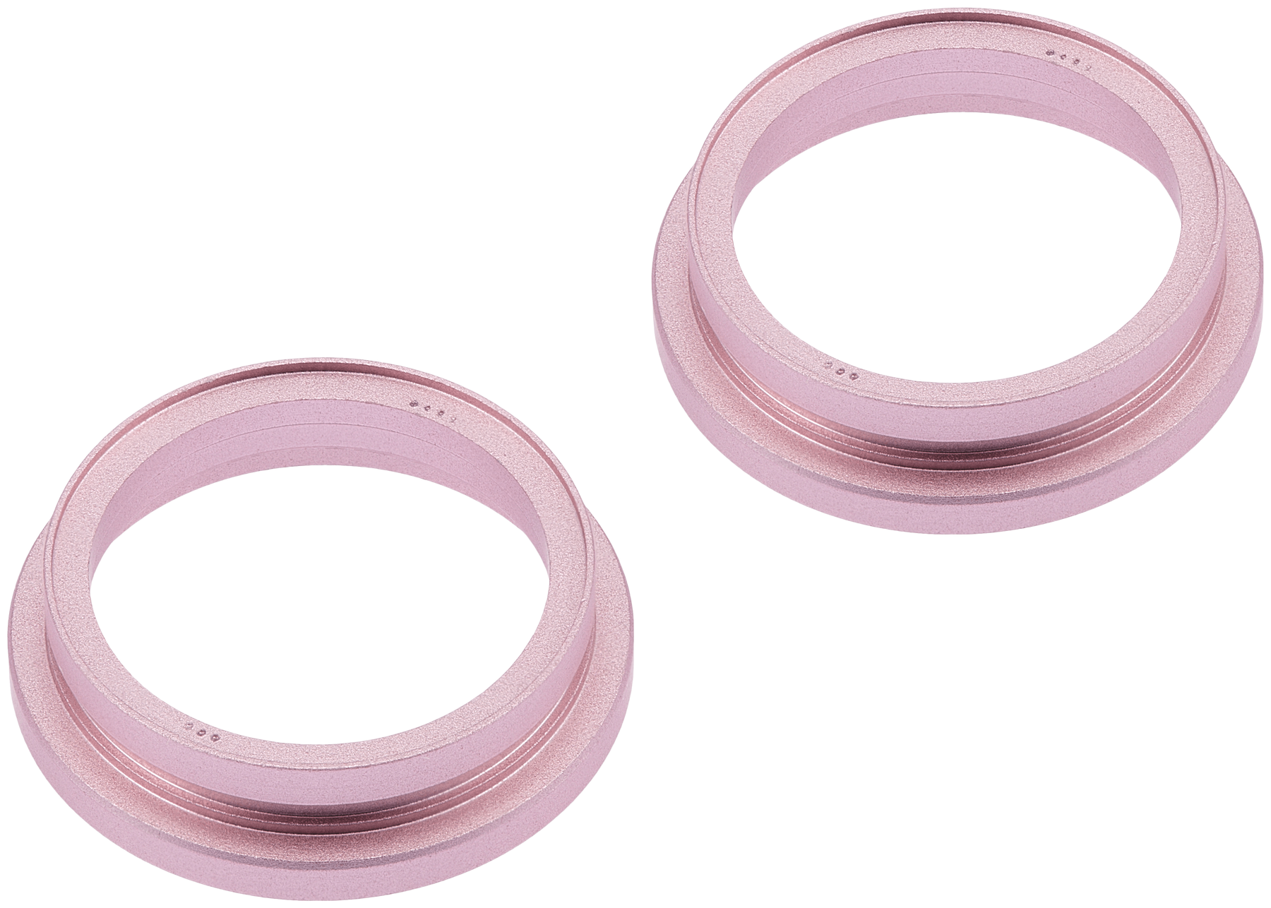 Back Camera Bezel Ring Only Compatible For iPhone 15 / 15 Plus (Pink) (2 Piece Set)