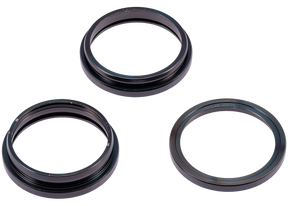 Back Camera Bezel Ring Only Compatible For iPhone 15 Pro (Black Titanium) (3 Piece Set)