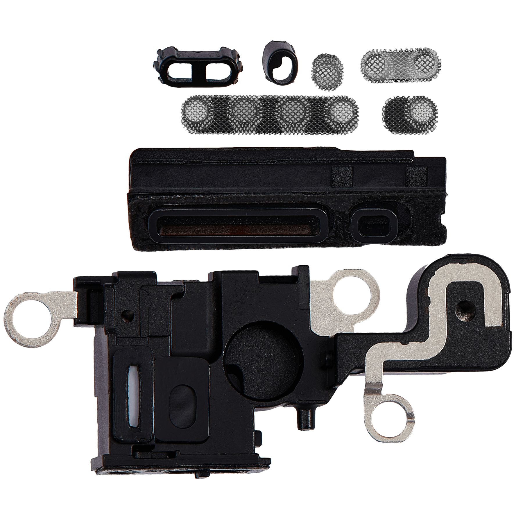 Loudspeaker / Mic Mesh Compatible For iPhone 15 (White)