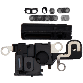 Loudspeaker / Mic Mesh Compatible For iPhone 15 (Black)