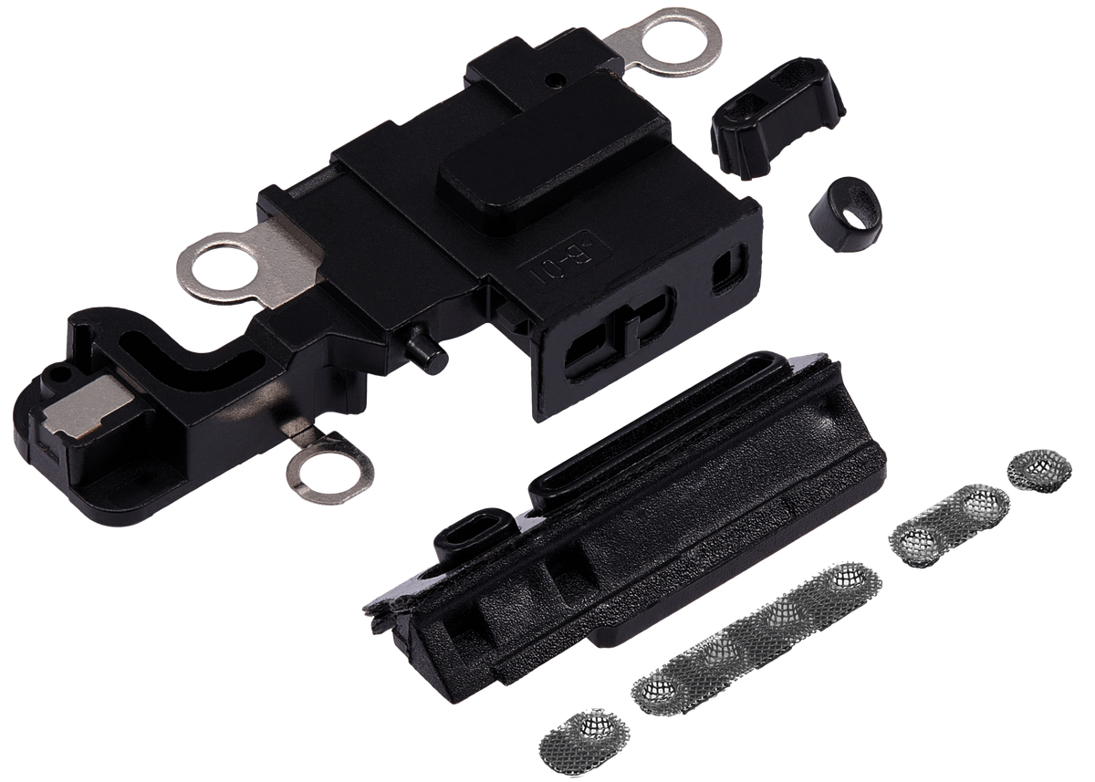 Loudspeaker / Mic Mesh Compatible For iPhone 15 (Black)